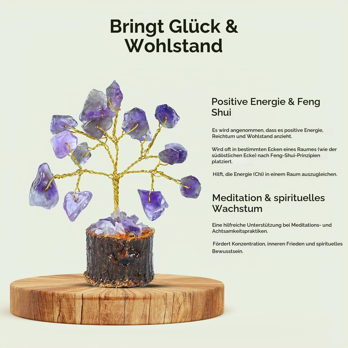 Crocon Der Originale Lebensbaum 7 Chakra Kristall Baum Geschenke für Frauen