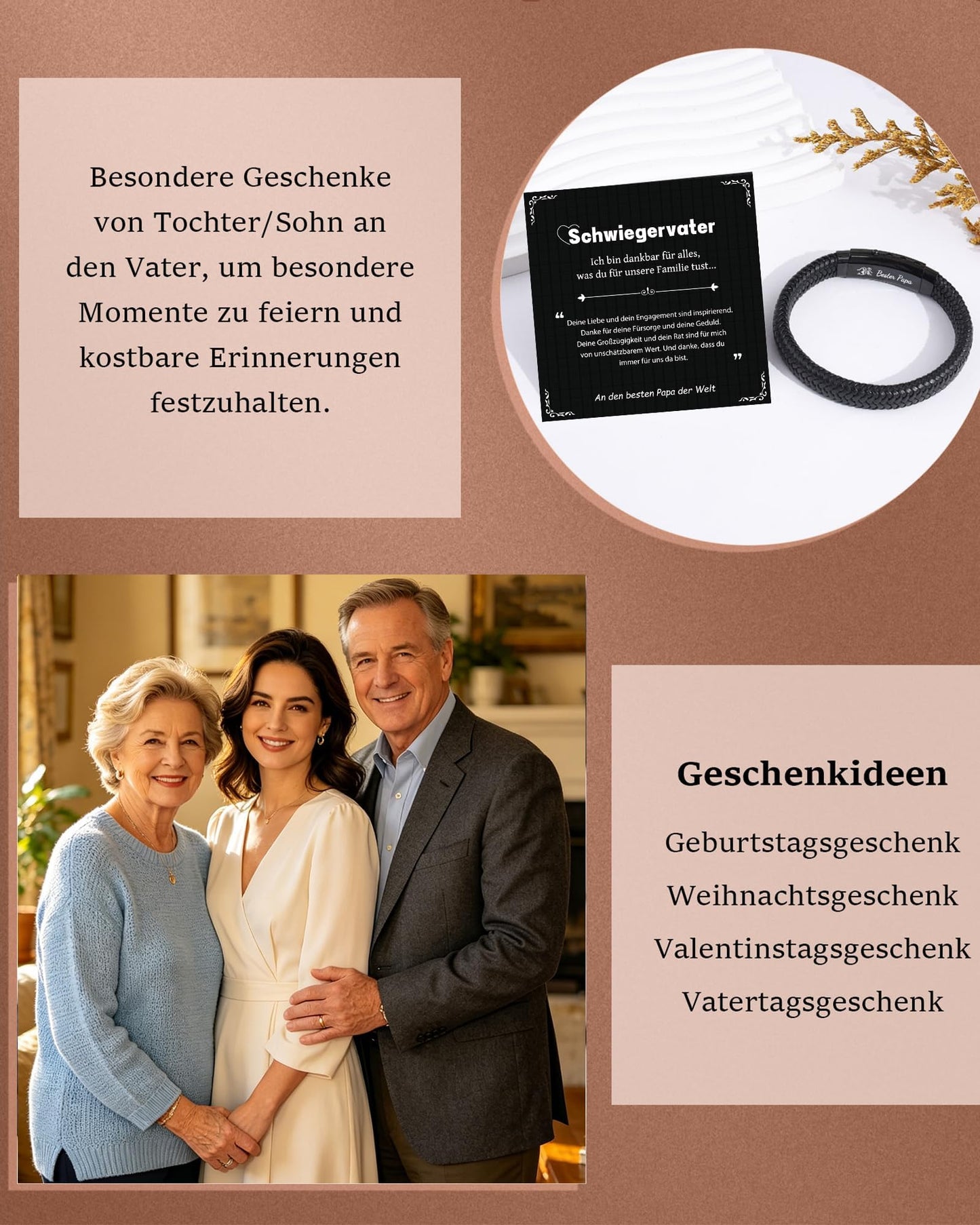 CheersLife Ich Liebe Dich Geschenke für Männer An Meinen Sohn Bruder Mann