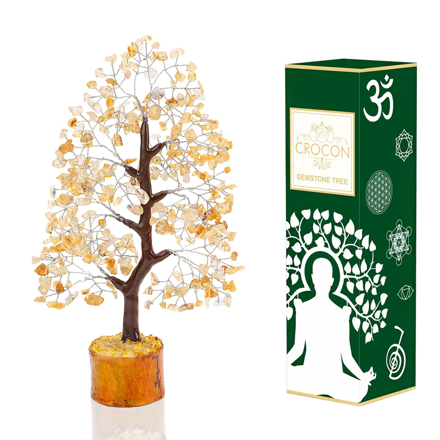 Crocon Der Originale Lebensbaum 7 Chakra Kristall Baum Geschenke für Frauen