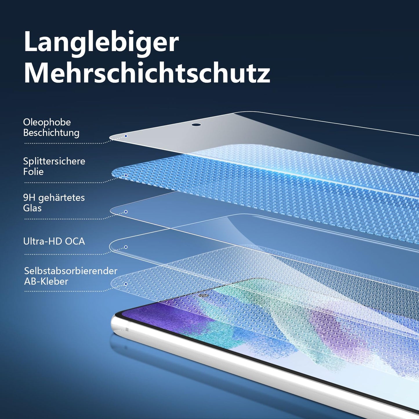 NEW'C Pack of 3 for Samsung Galaxy S25 Ultra Tempered Glass, Scratch Free, 9H Hardness, HD Screen Protector, Ultra Clear, Ultra Resistant