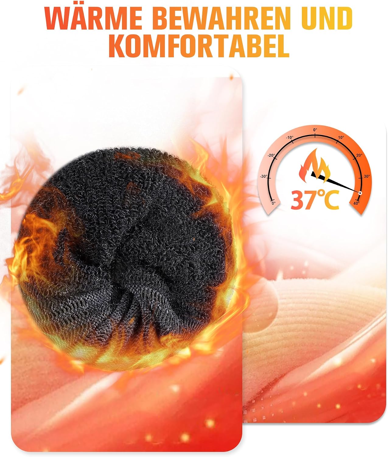 SockWaddles Merino Wandersocken Damen & Herren, 3 Paar, gepolstert
