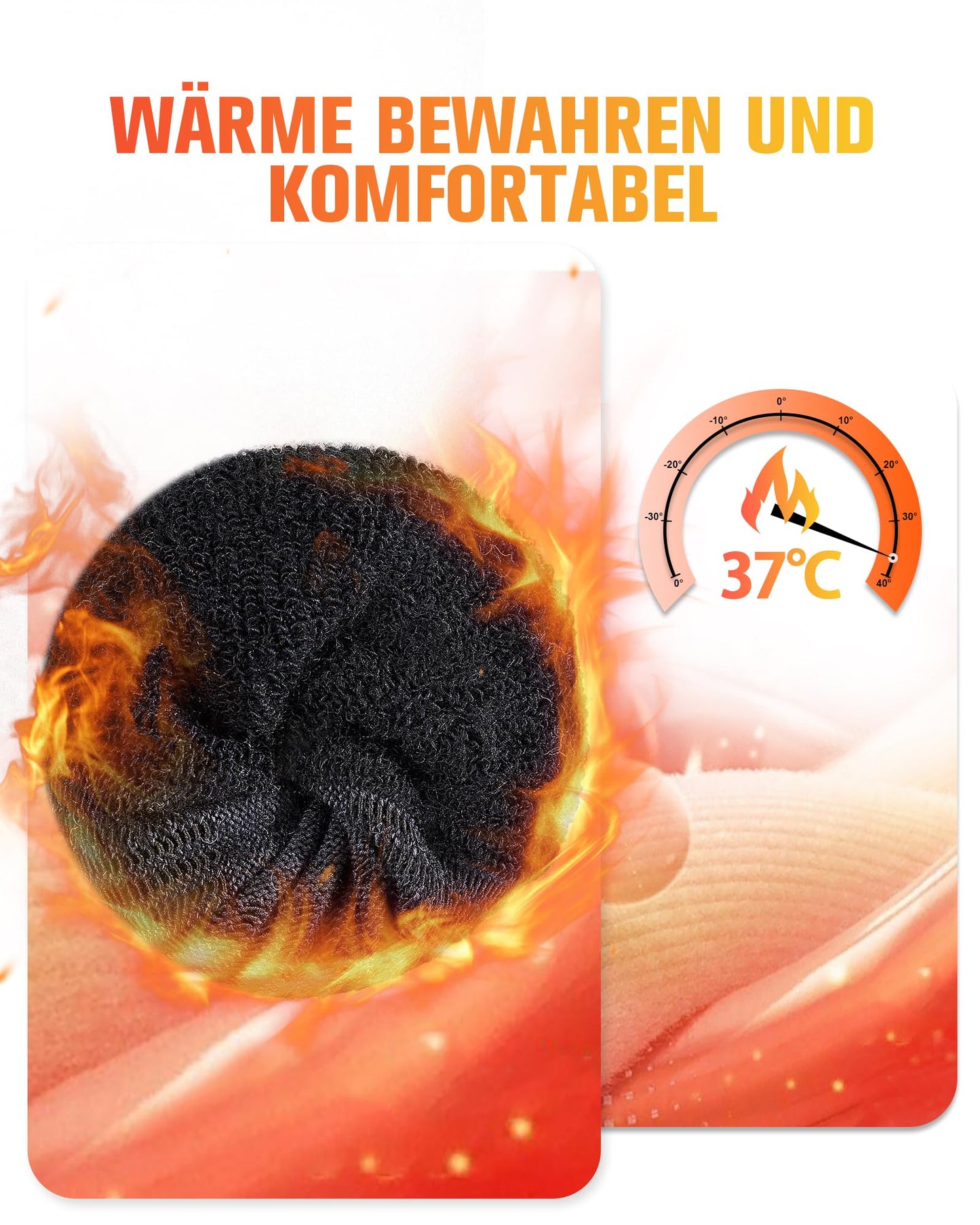 SockWaddles Merino Wandersocken Damen & Herren, 3 Paar, gepolstert