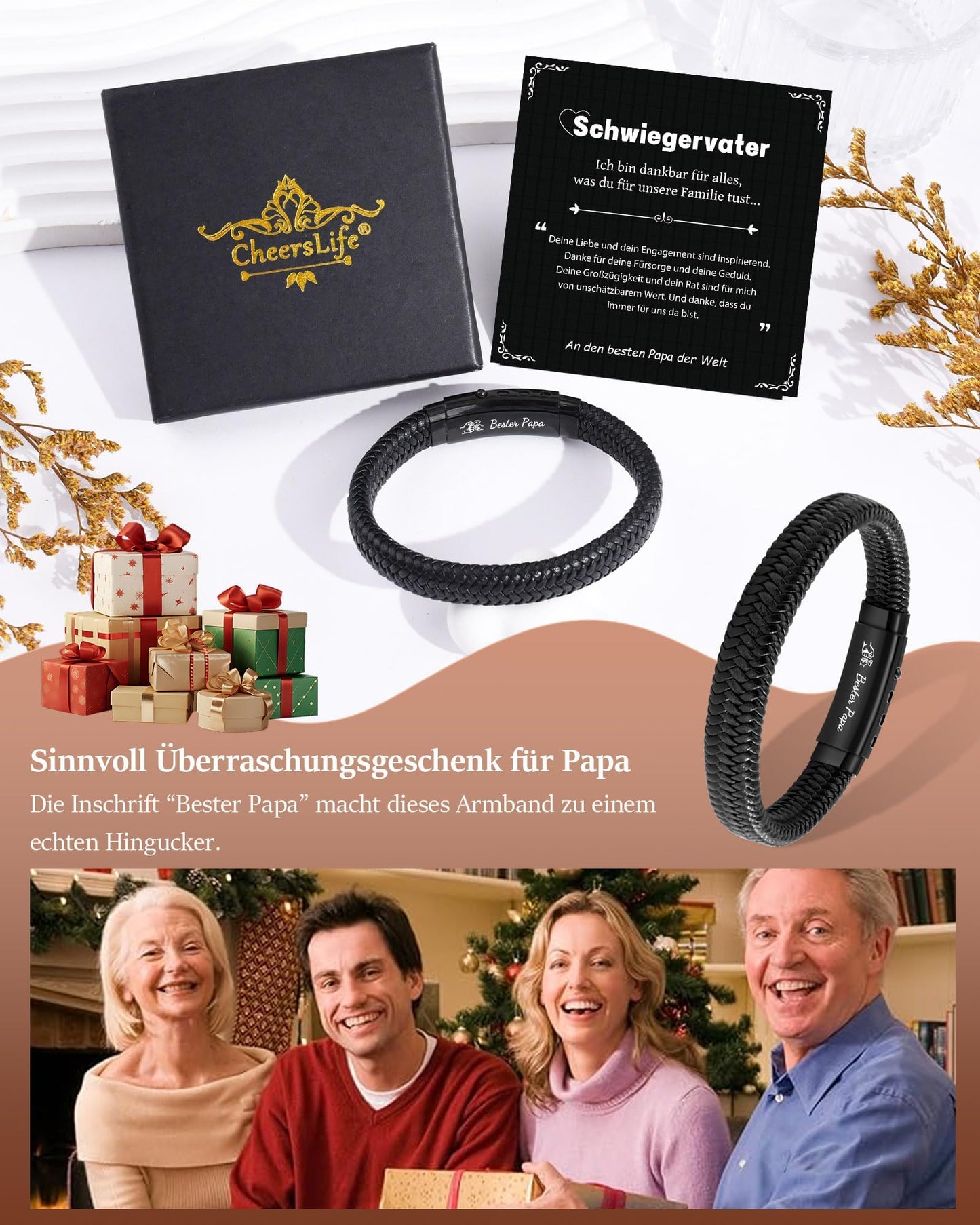 CheersLife Ich Liebe Dich Geschenke für Männer An Meinen Sohn Bruder Mann
