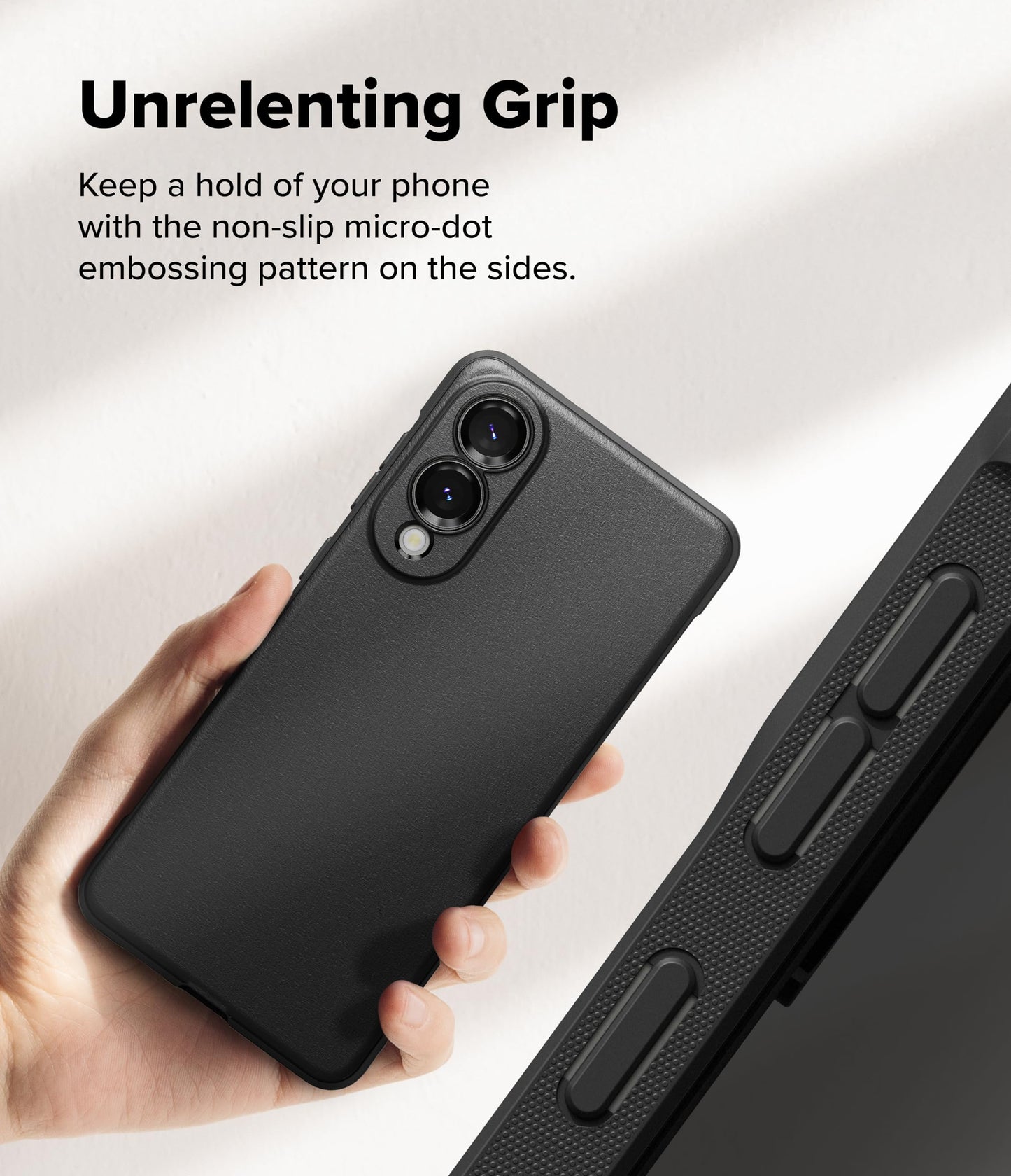 Ringke Onyx Case Compatible with Samsung Galaxy S25 Ultra, Firm Grip, Non-Slip Elegant Design, Perfect Fit, TPU Shockproof Scratch-Resistant Unique Texture Mobile Phone Case, Dark Green