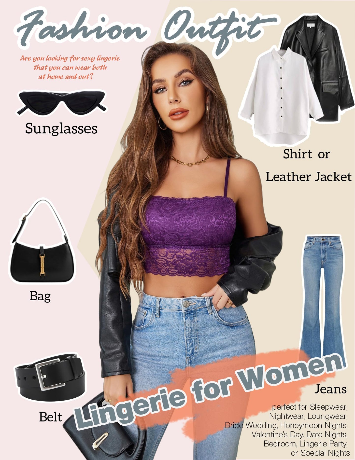 Avidlove Damen Tank Top Mesh Crop Tops Sexy Spitze Camisole Transparent Tanktops Ärmellos Sommer Oberteile Spaghettiträger Trägertop Bustier Unterhemd