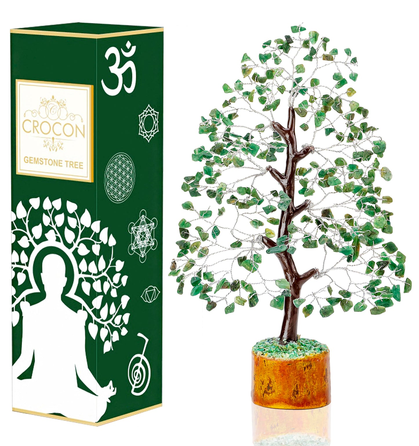 Crocon Der Originale Lebensbaum 7 Chakra Kristall Baum Geschenke für Frauen