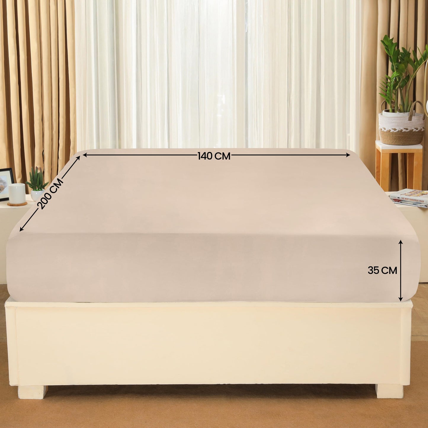 Utopia Bedding - Spannbettlaken 180x200cm - Grau - Gebürstete Polyester-Mikrofaser Spannbetttuch - 35 cm Tiefe Tasche