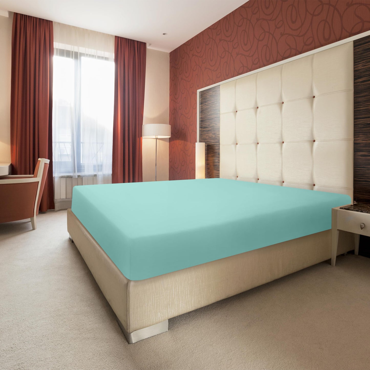 Utopia Bedding - Spannbettlaken 180x200cm - Grau - Gebürstete Polyester-Mikrofaser Spannbetttuch - 35 cm Tiefe Tasche