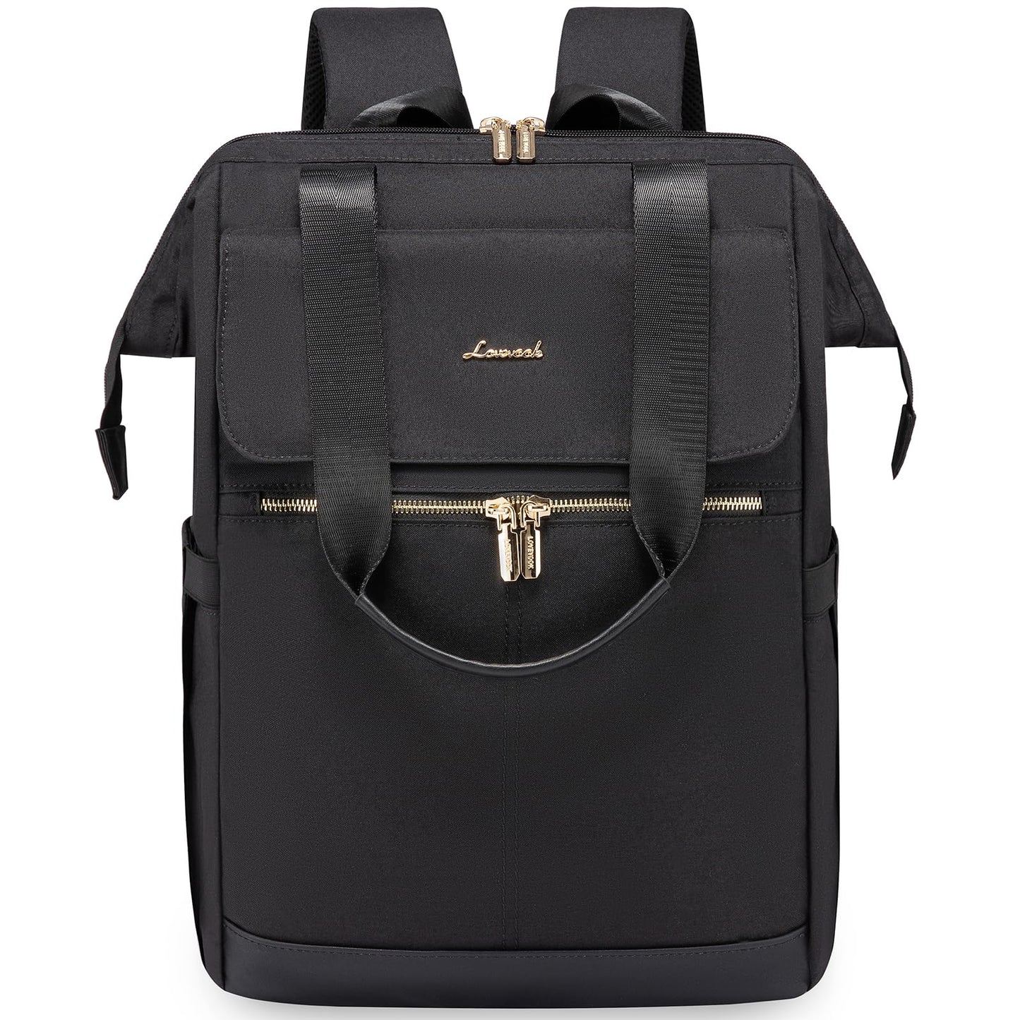 LOVEVOOK Rucksack Damen, Laptop Schulrucksack Wasserdicht, Schultasche Teenager Backpack Women Elegant Tagesrucksäcke Handtasche 2 in 1, 15,6 Zoll Arbeitstasche Lehrertasche Reiserucksack für Uni Büro