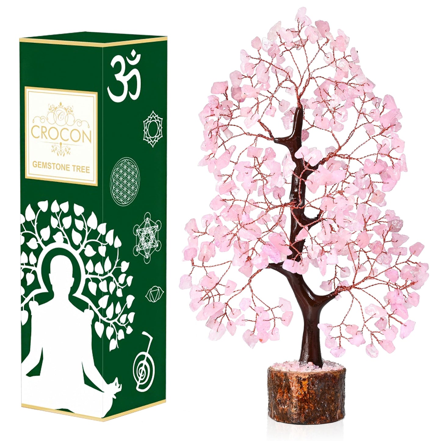 Crocon Der Originale Lebensbaum 7 Chakra Kristall Baum Geschenke für Frauen