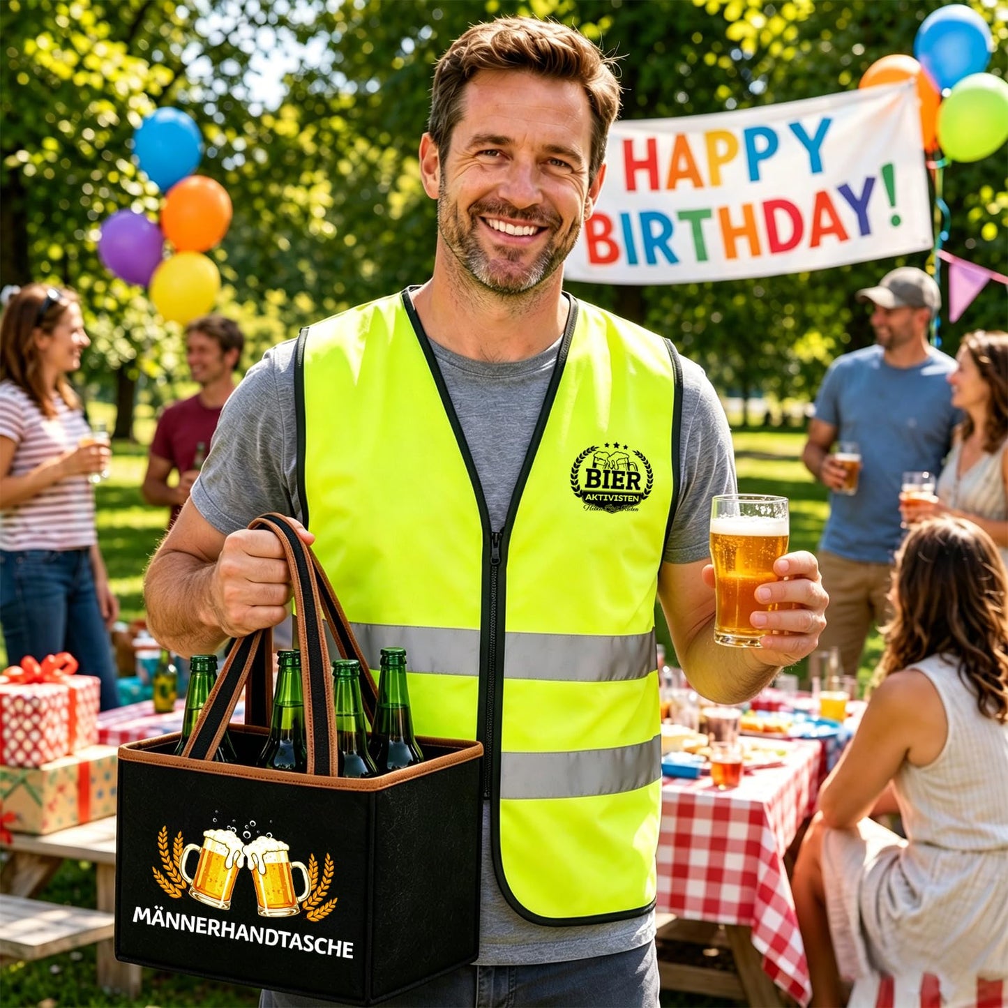 WenmthG Lustige Geschenke zum 30 40 50 60 Geburtstag Mann, Bier Geschenkset