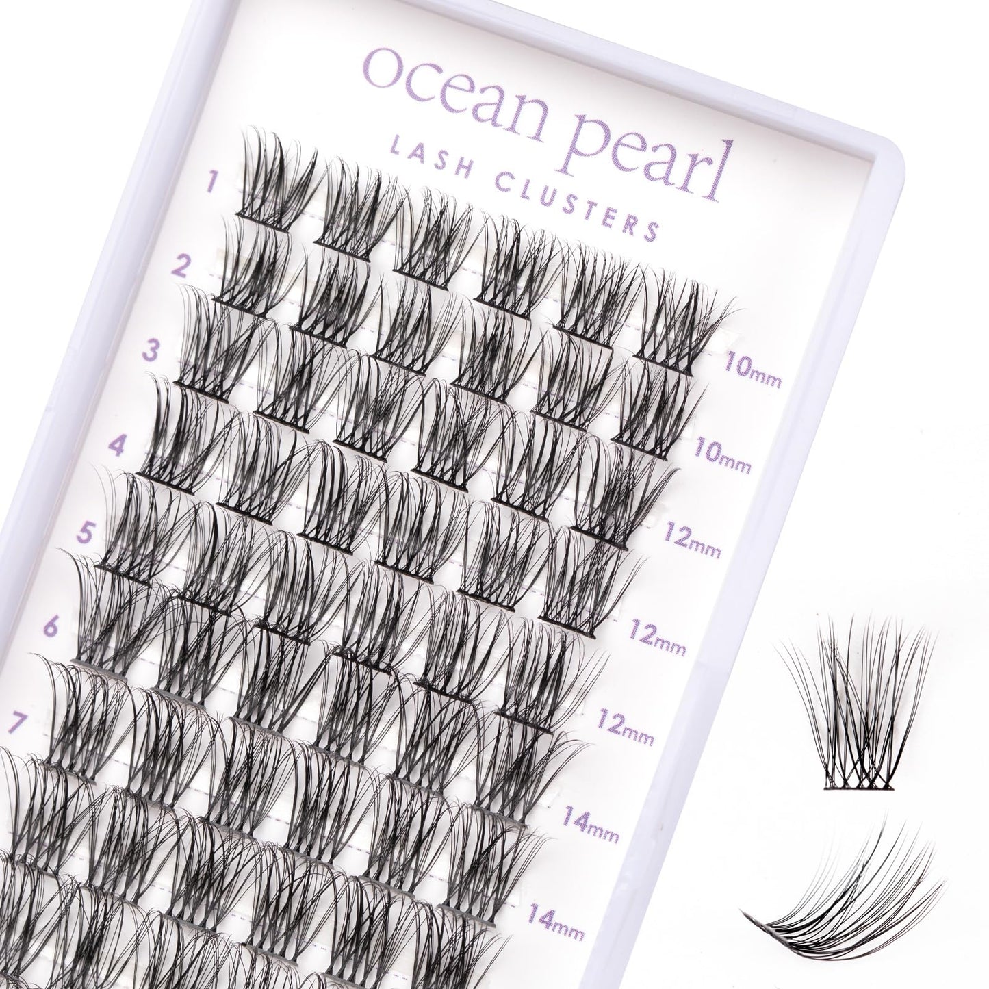 Wimpern Extensions 120 Büschel DIY Lash Extension Set Einzelne Wimpern mit Wimpernkleber und Pinzette für Anfänger Wimpernverlängerung zu Hause Individual Lashes 10-16mm C/D Curl - OP01