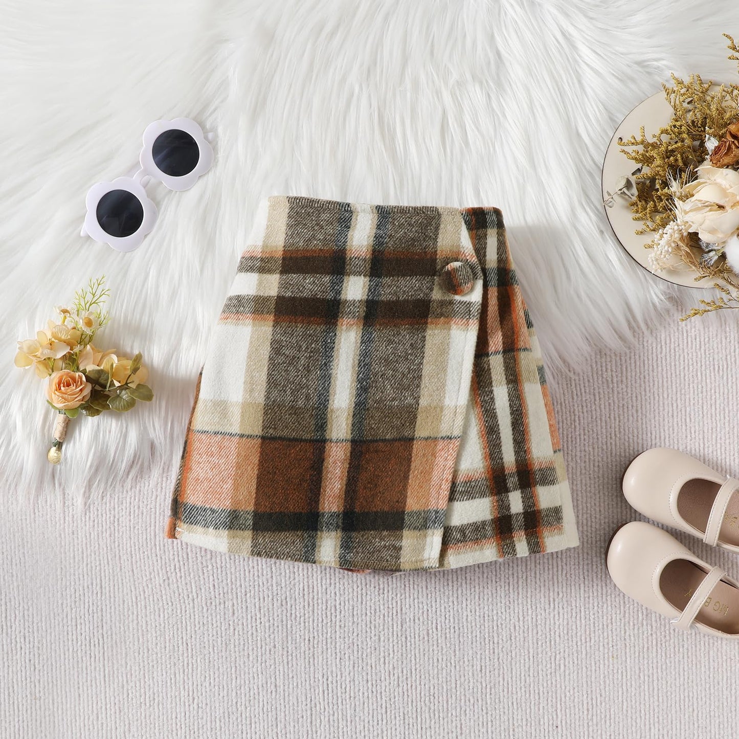 Miipat Toddler Girls Clothing Set Girls Outfits Set Long Sleeve Pullover Tops with Mini Skirt Sets Spring Autumn Baby Clothing Sets Girls Dresses