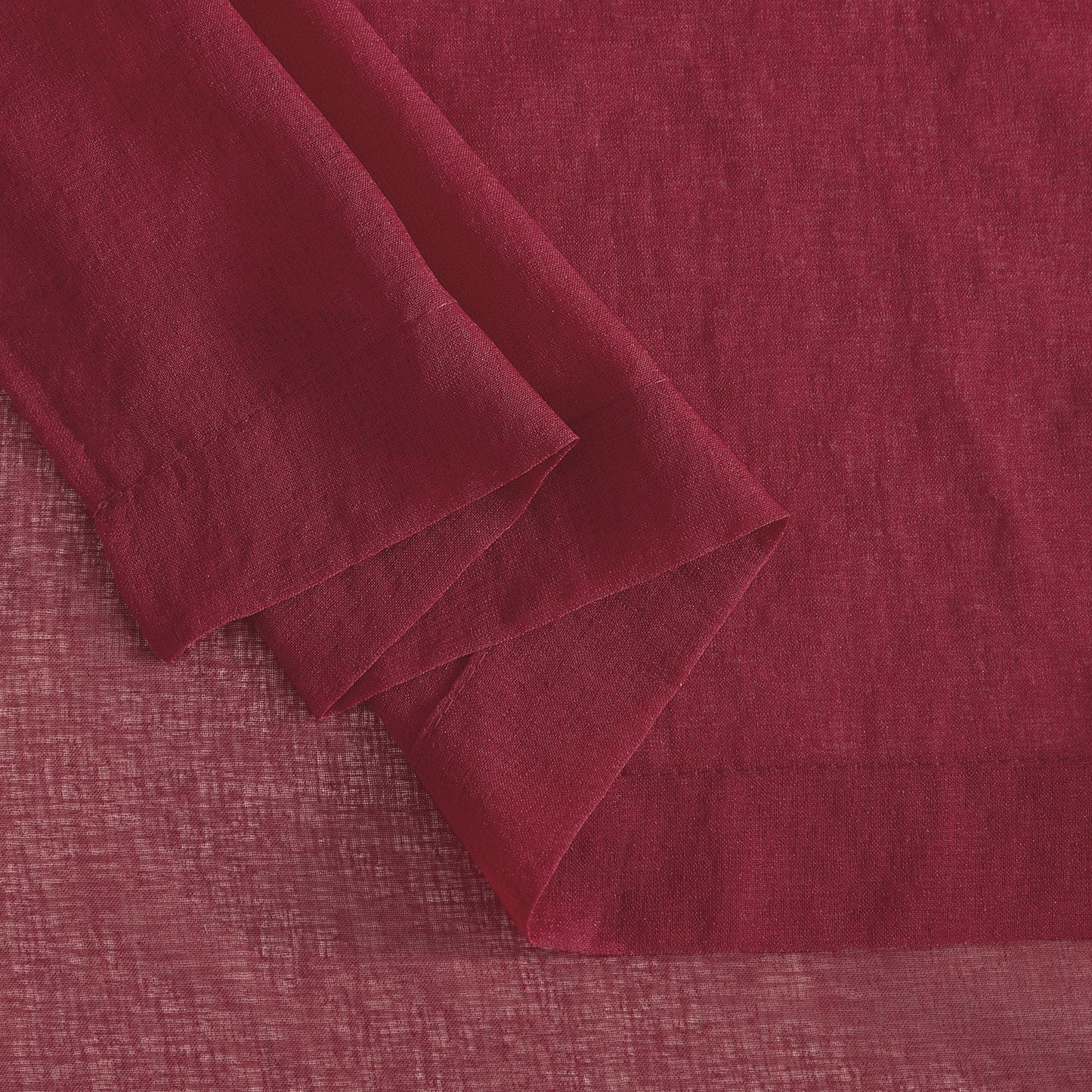 PONY DANCE Voile Gardinen Weiss Transparent Ösenvorhang 2er Set H 160 x B 140 cm Wohnzimmer Gardinen Kurz Durchlässige Vorhänge Weiß Vorhang Leinenoptik Schlafzimmer