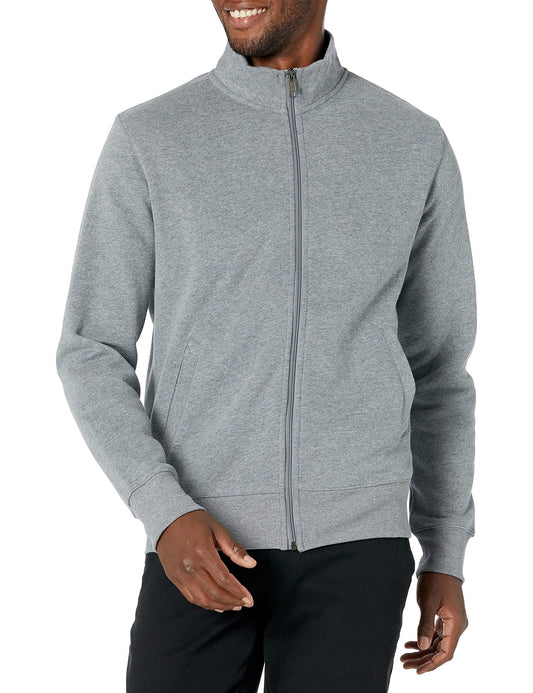 Amazon Essentials Mens Full Zip Fleece Jacket