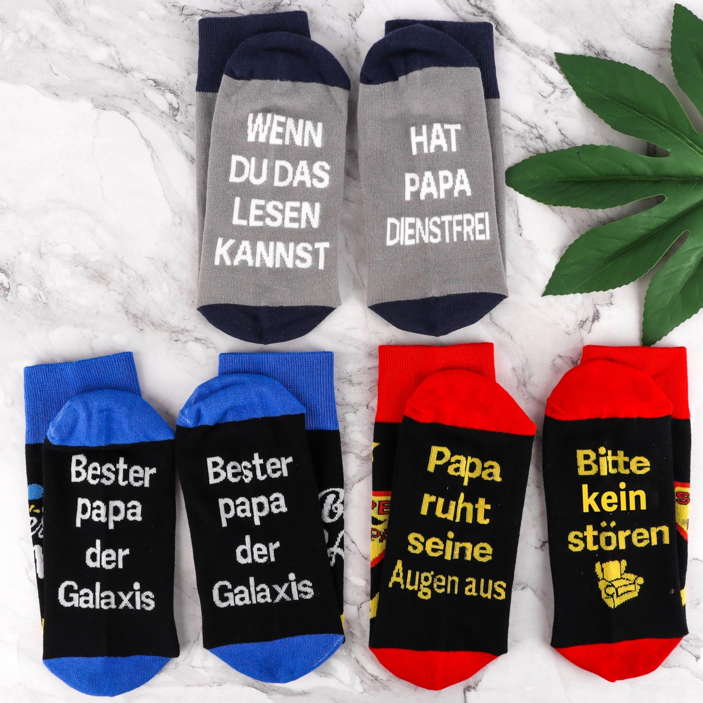 Belloxis Bunte Socken Herren 43-46 Baumwolle Motiv Kuschelsocken Wadenstrümpfe Socken Geschenke für Männer
