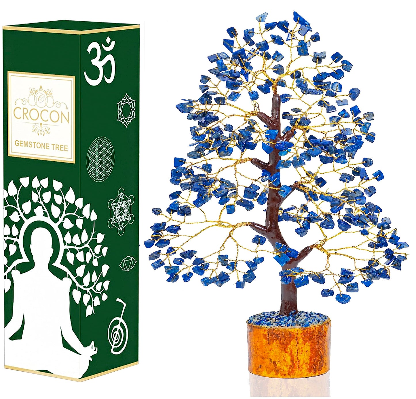 Crocon Der Originale Lebensbaum 7 Chakra Kristall Baum Geschenke für Frauen