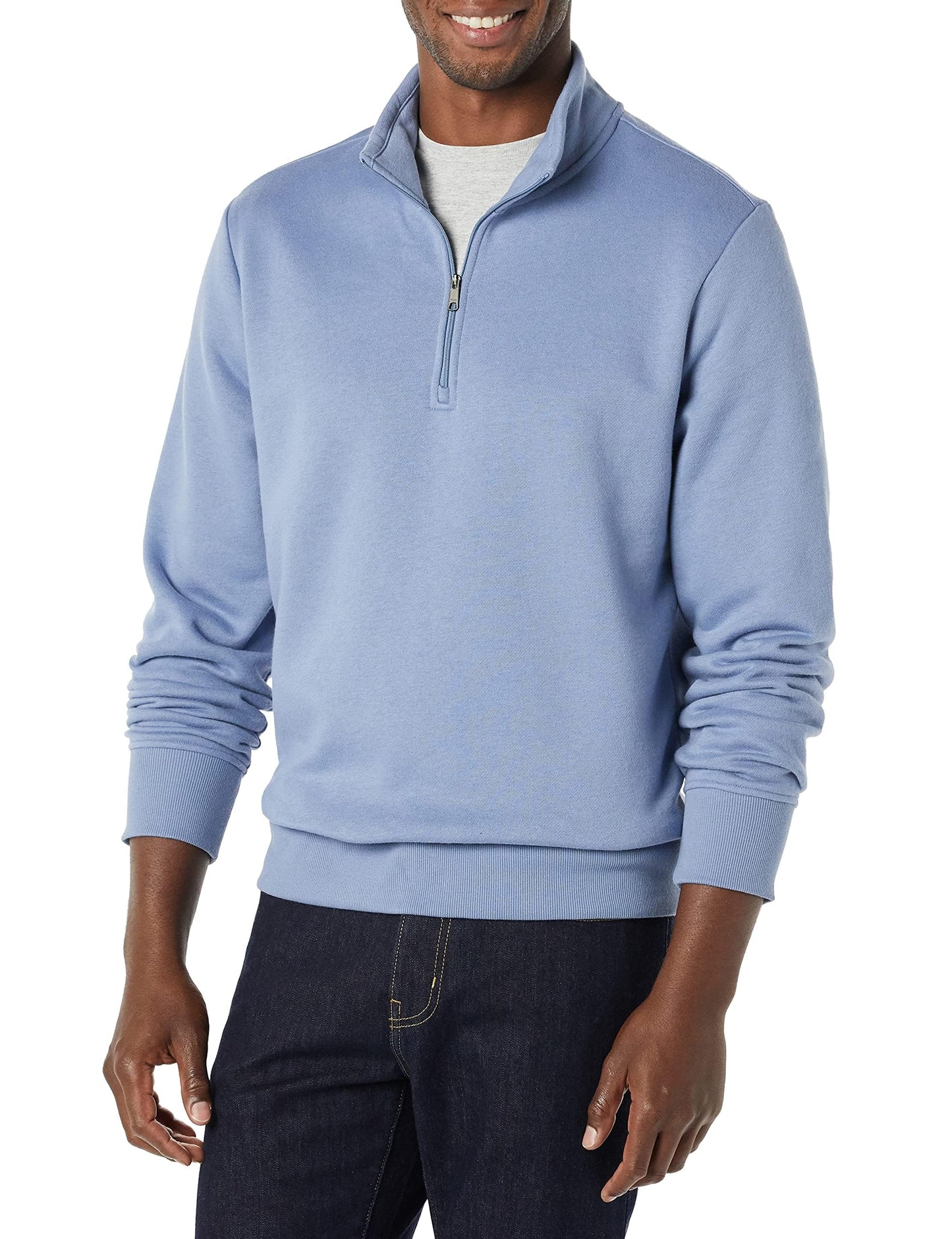 Amazon Essentials Men's Long Sleeve Fleece Quarter Zip Sweatshirt