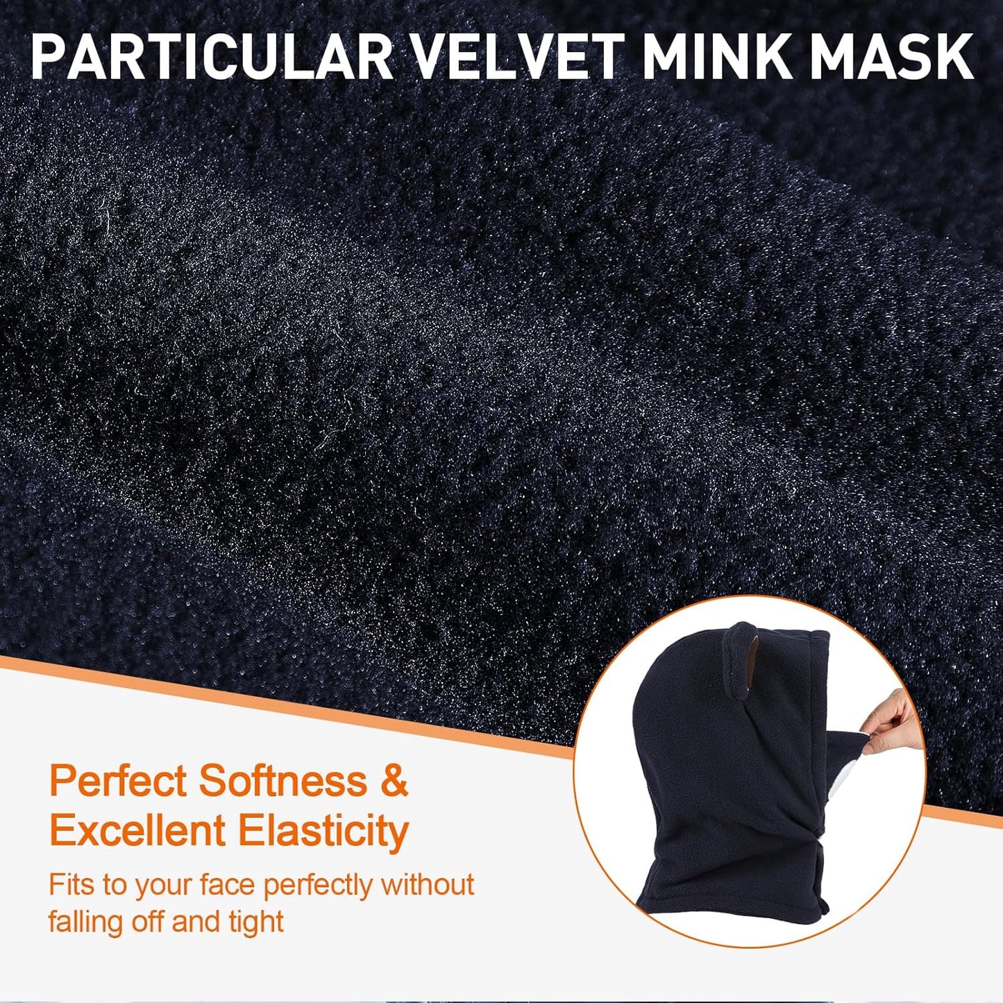 Children's Winter Thermal Fleece Balaclava 4-12 Years, Multifunctional Windproof Adjustable Face Mask, Ski Mask, Warm Hat, Balaclava, Neck Warmer Scarf for Boys and Girls, Outdoor Activities