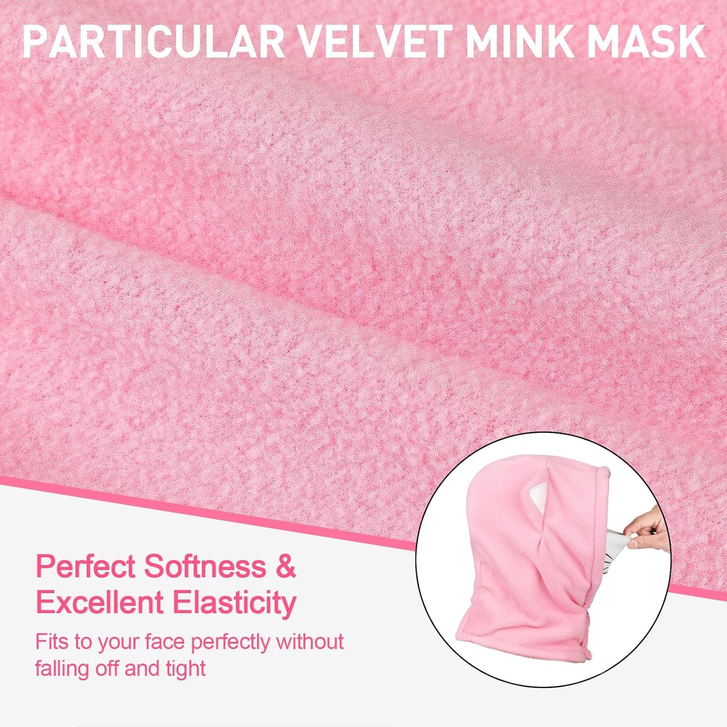 Children's Winter Thermal Fleece Balaclava 4-12 Years, Multifunctional Windproof Adjustable Face Mask, Ski Mask, Warm Hat, Balaclava, Neck Warmer Scarf for Boys and Girls, Outdoor Activities