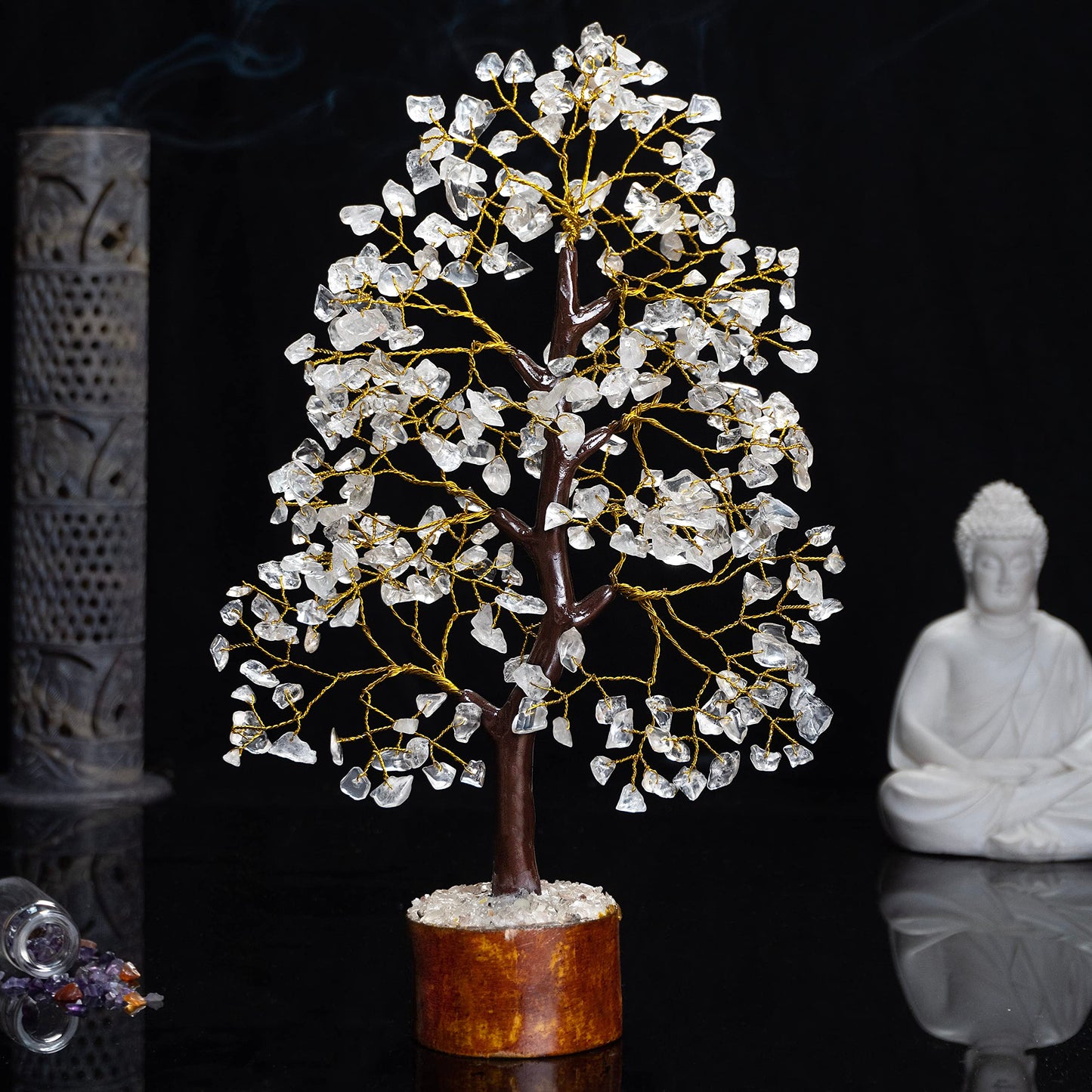 Crocon Der Originale Lebensbaum 7 Chakra Kristall Baum Geschenke für Frauen