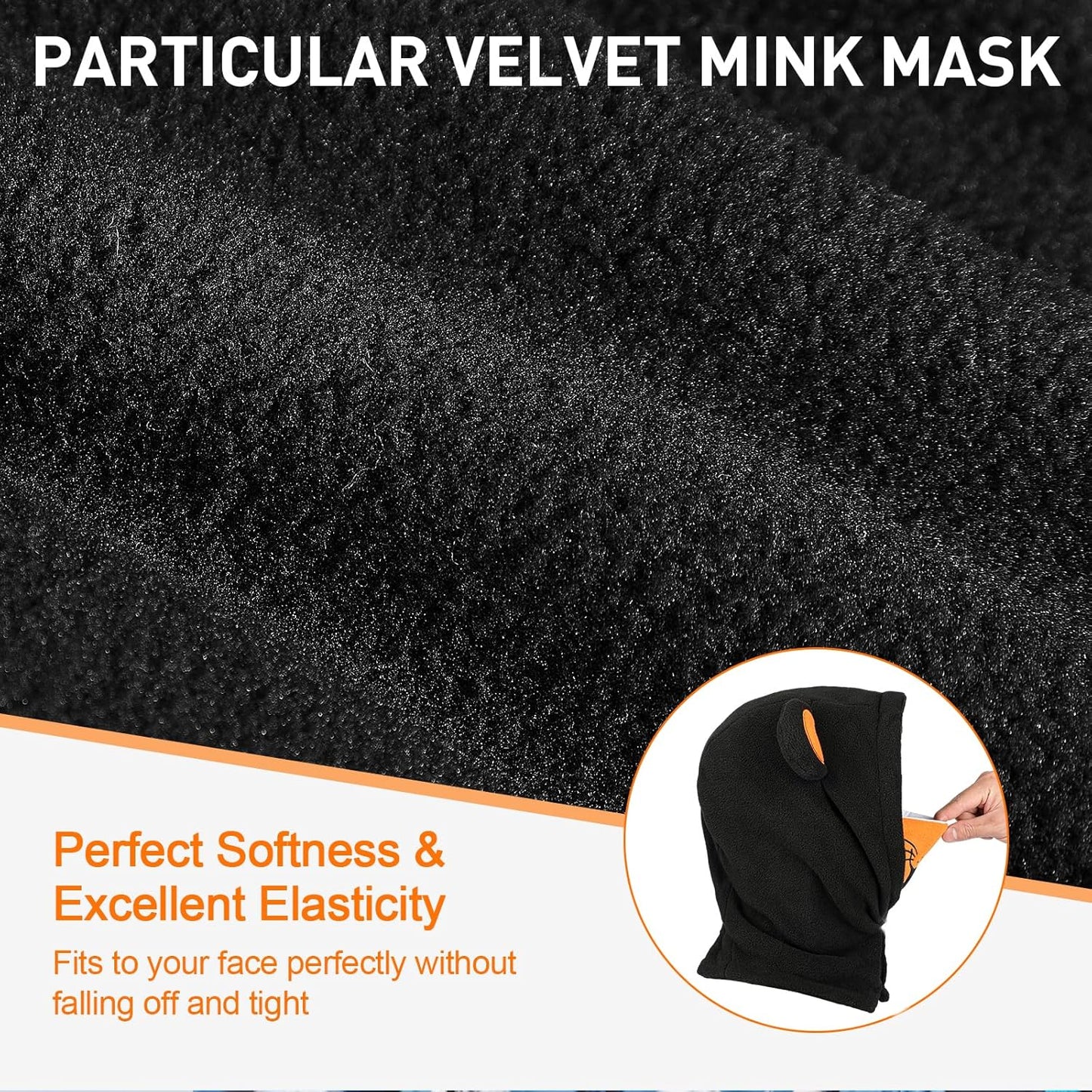 Children's Winter Thermal Fleece Balaclava 4-12 Years, Multifunctional Windproof Adjustable Face Mask, Ski Mask, Warm Hat, Balaclava, Neck Warmer Scarf for Boys and Girls, Outdoor Activities