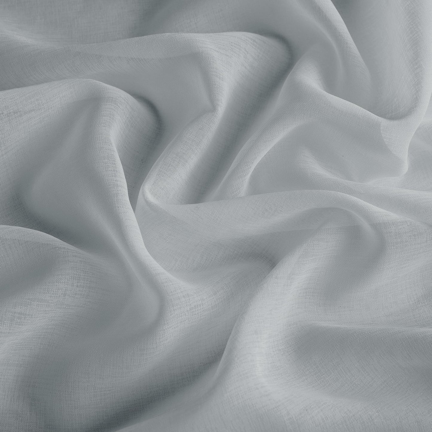 PONY DANCE Voile Gardinen Weiss Transparent Ösenvorhang 2er Set H 160 x B 140 cm Wohnzimmer Gardinen Kurz Durchlässige Vorhänge Weiß Vorhang Leinenoptik Schlafzimmer