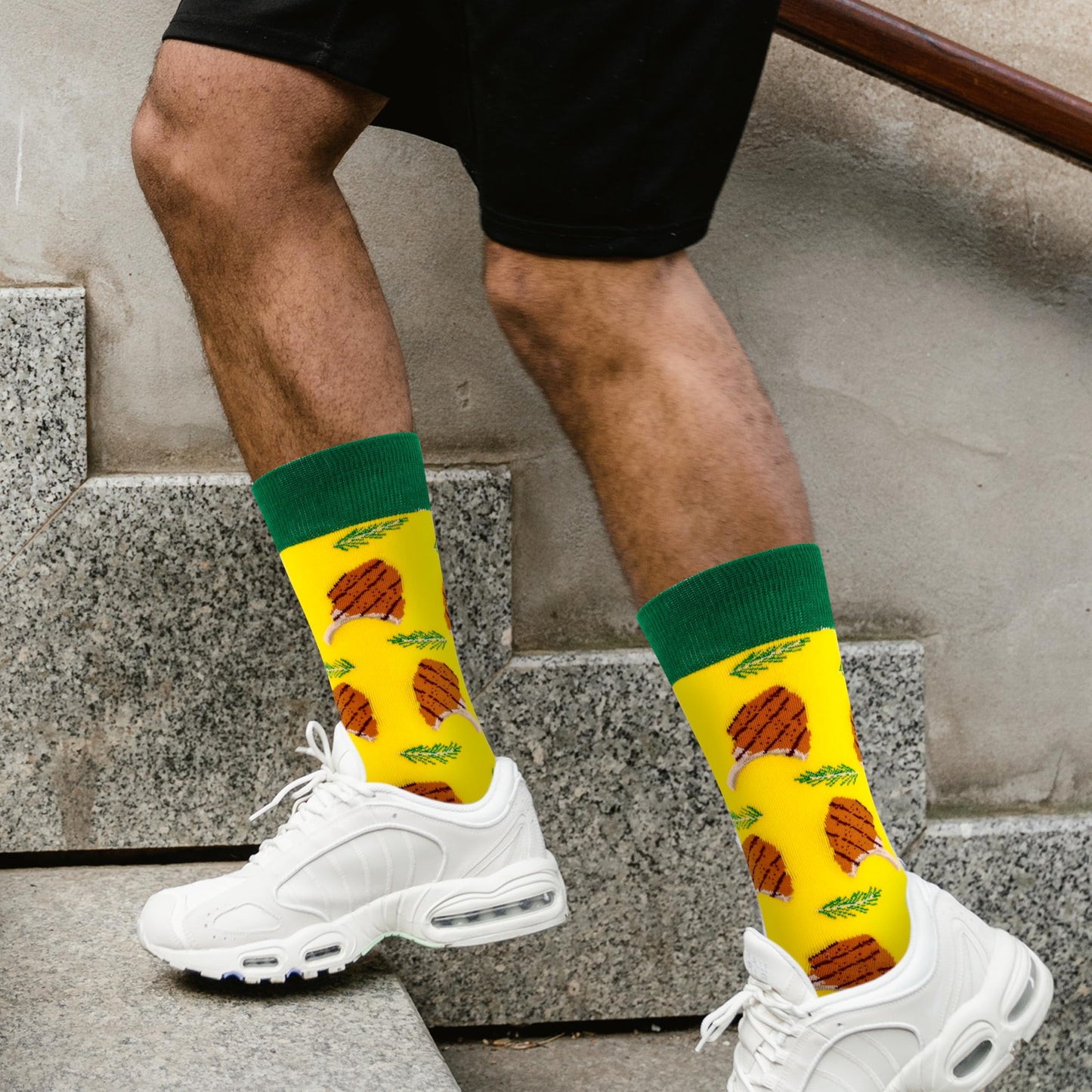 Belloxis Bunte Socken Herren 43-46 Baumwolle Motiv Kuschelsocken Wadenstrümpfe Socken Geschenke für Männer