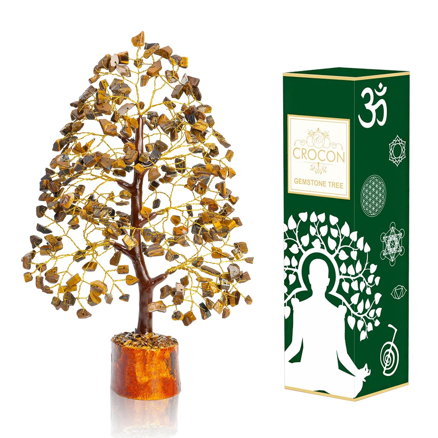 Crocon Der Originale Lebensbaum 7 Chakra Kristall Baum Geschenke für Frauen
