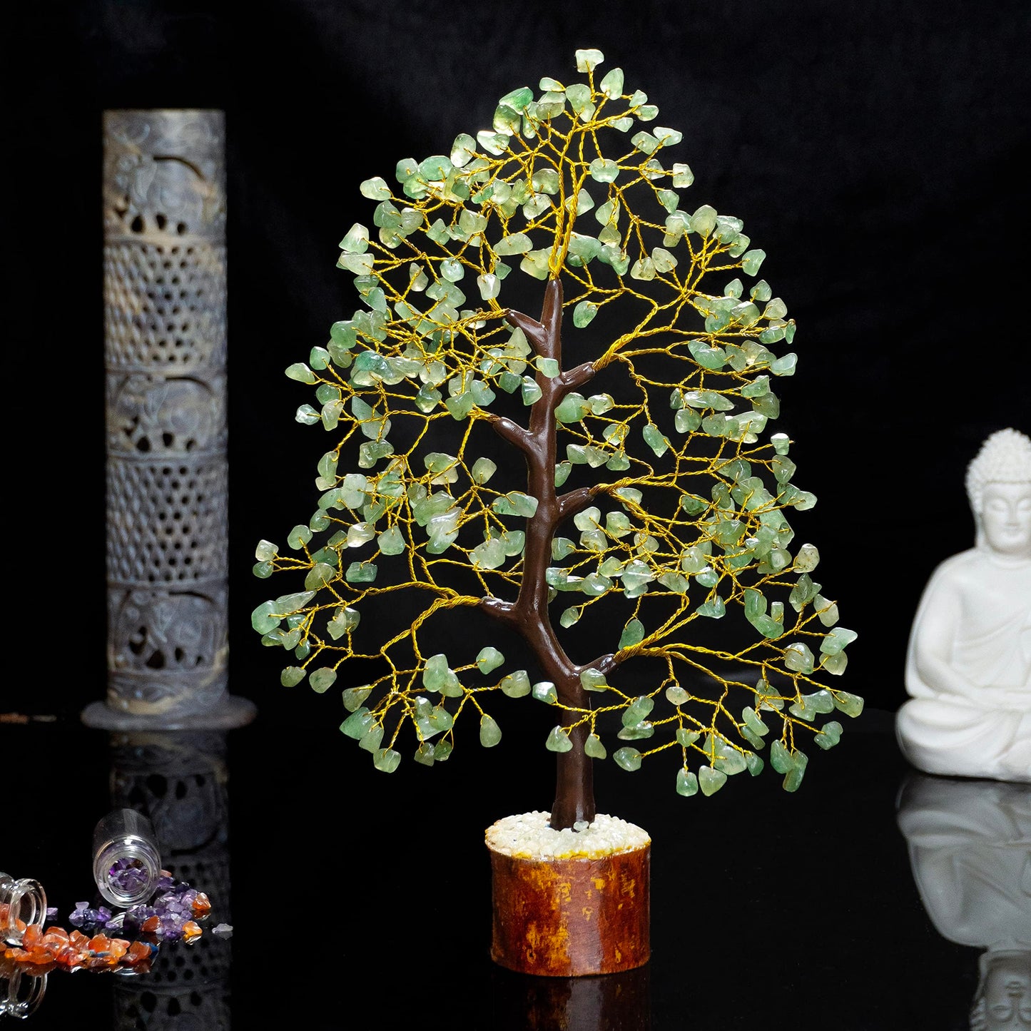 Crocon Der Originale Lebensbaum 7 Chakra Kristall Baum Geschenke für Frauen